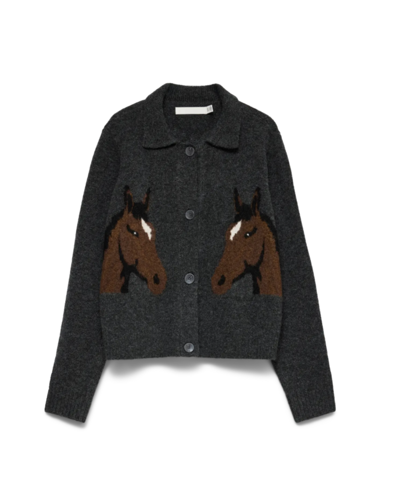 Vero Moda Cavallo Cardigan | Charcoal