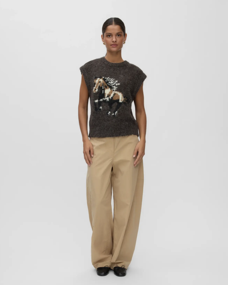 Vero Moda Marianna Vest | Chocolate