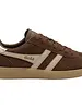 GOLA Viper Leather Sneakers | Dark Brown/Bone/Gold