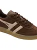 GOLA Viper Leather Sneakers | Dark Brown/Bone/Gold