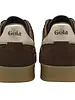 GOLA Viper Leather Sneakers | Dark Brown/Bone/Gold