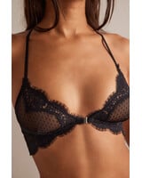 Free People Fiona Front-Close Bralette | Black