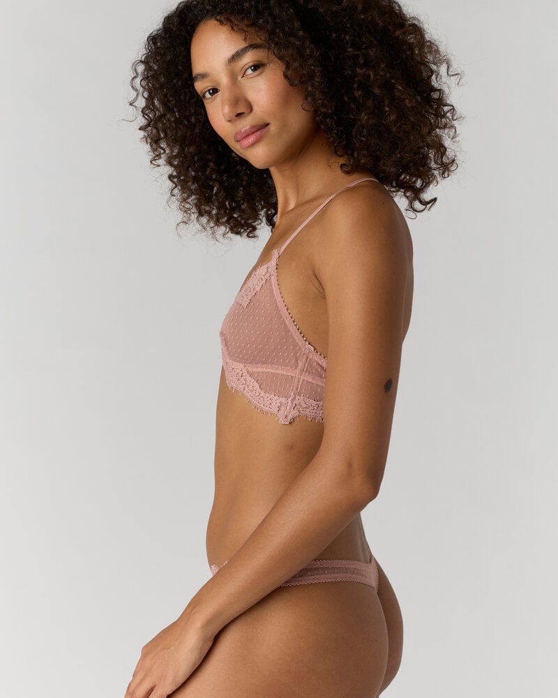Free People Fiona Front-Close Bralette | Dusty