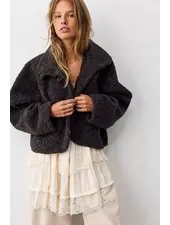 Free People Softest Touch Jacket | Charcoal