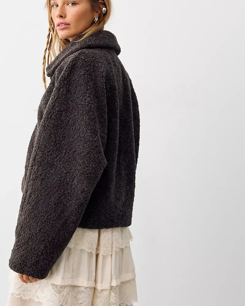 Free People Softest Touch Jacket | Charcoal