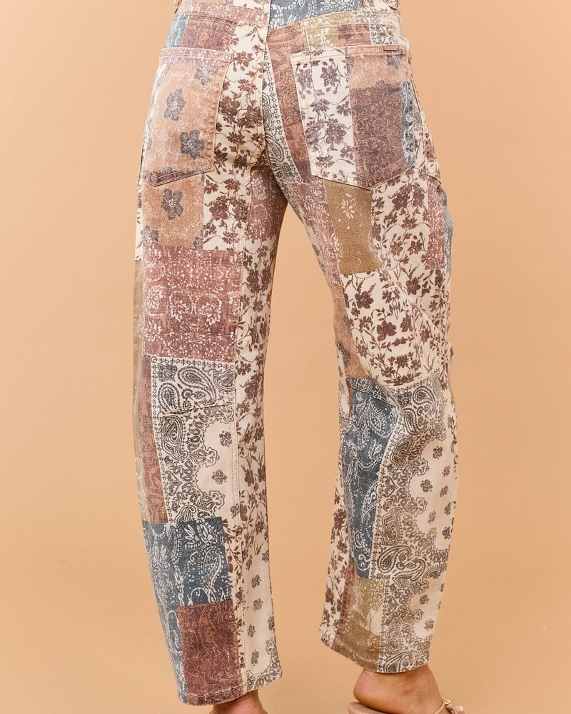 Koda Patch Barrel Jeans
