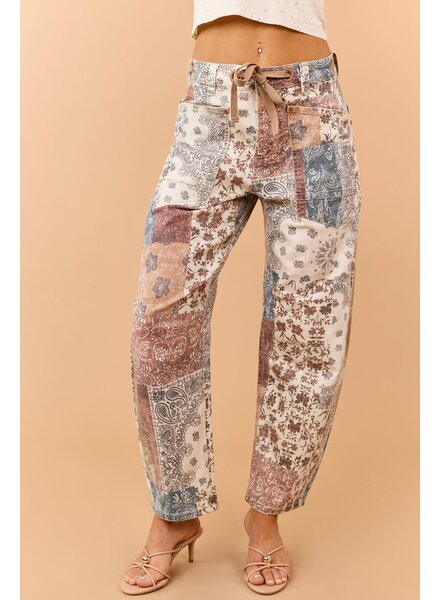 Koda Patch Barrel Jeans