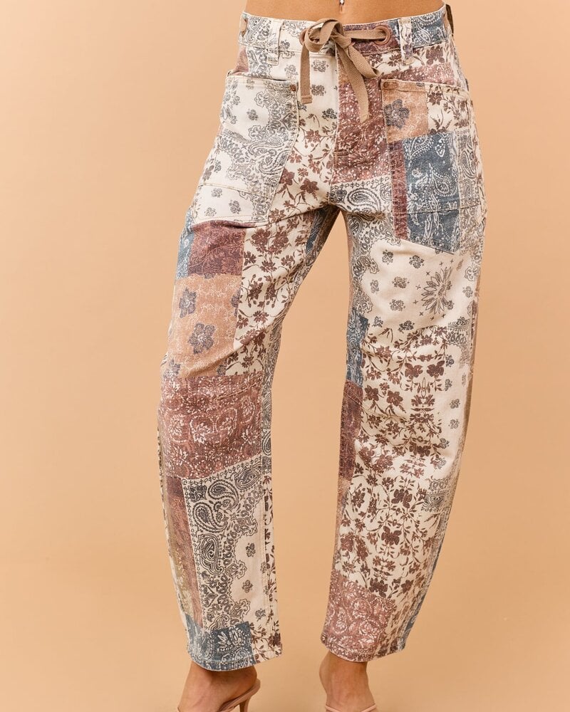 Koda Patch Barrel Jeans
