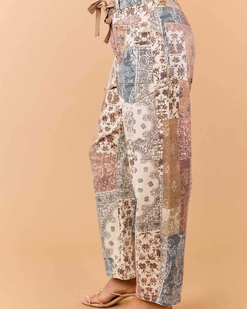Koda Patch Barrel Jeans