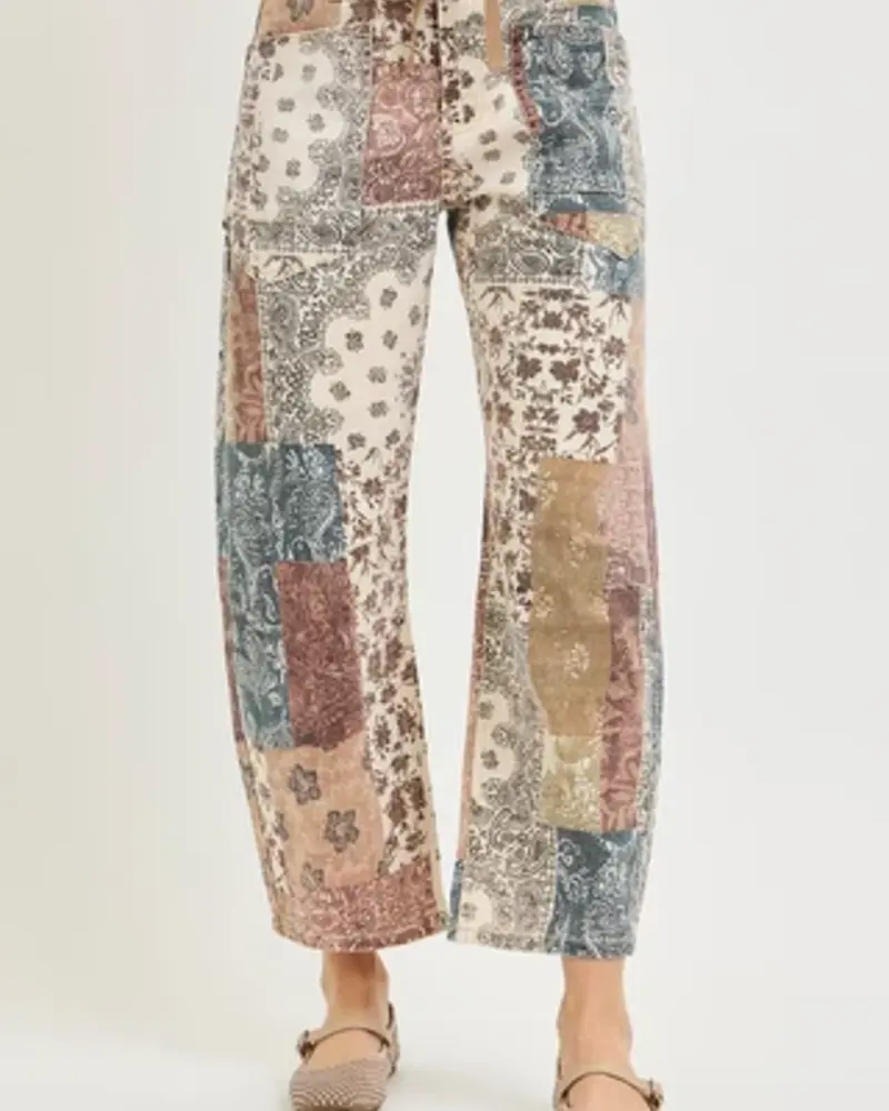 Koda Patch Barrel Jeans