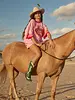 Sabbi The Flaming Cowboy Tee | Pink