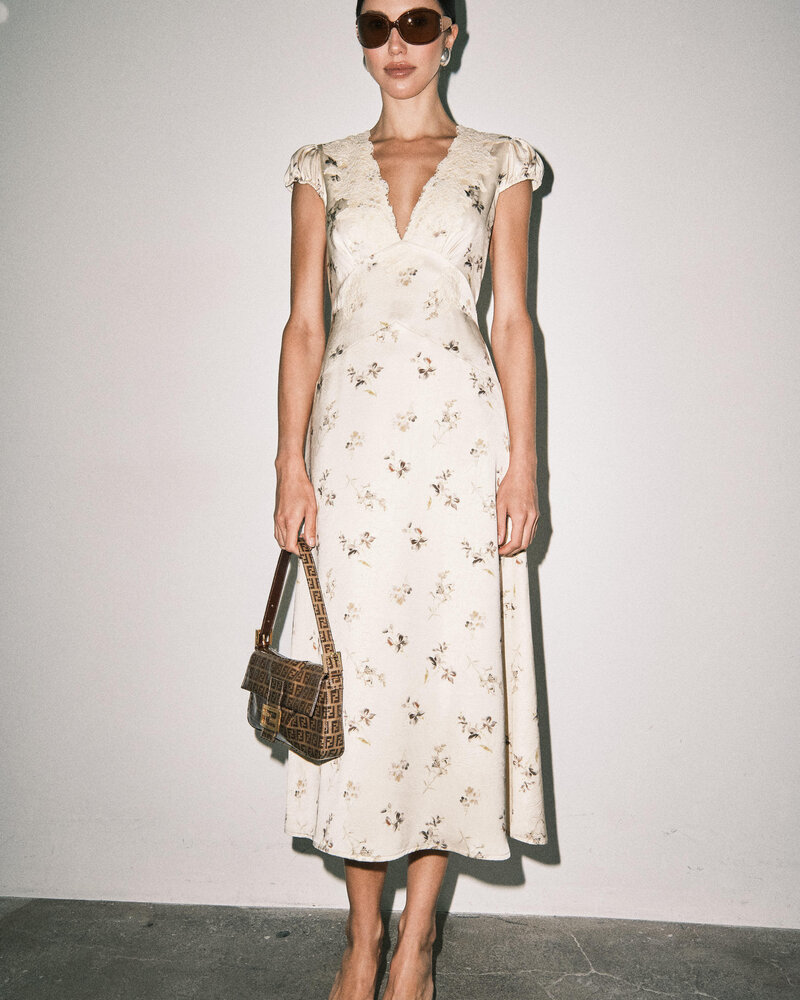 Margaux Floral Midi Dress