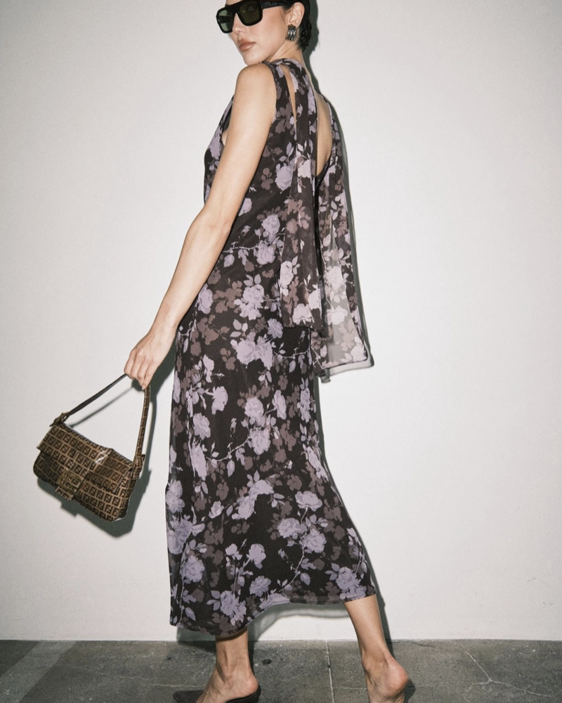 Noelle Chiffon Maxi Dress