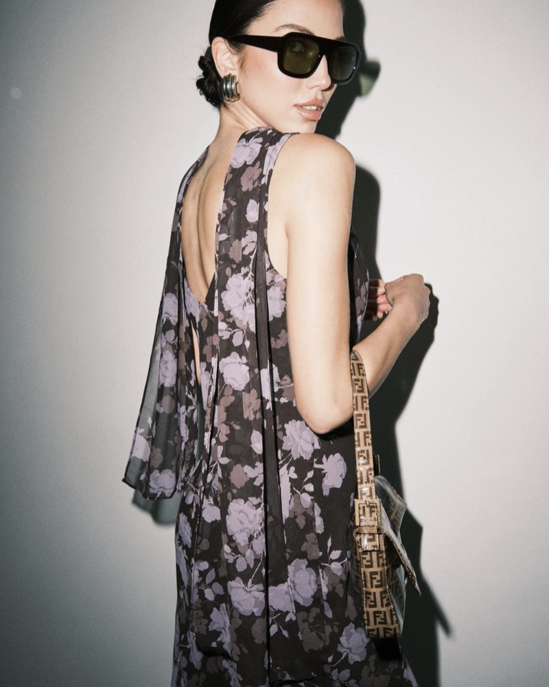 Noelle Chiffon Maxi Dress