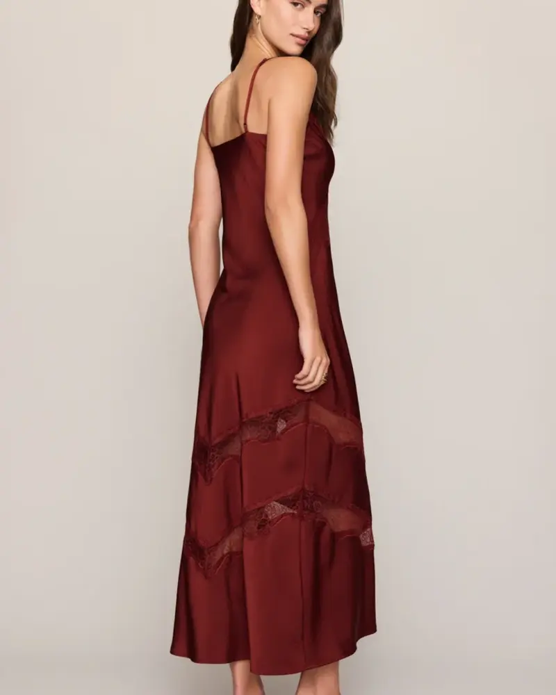 Z Supply Bruna Lace Inset Midi Dress