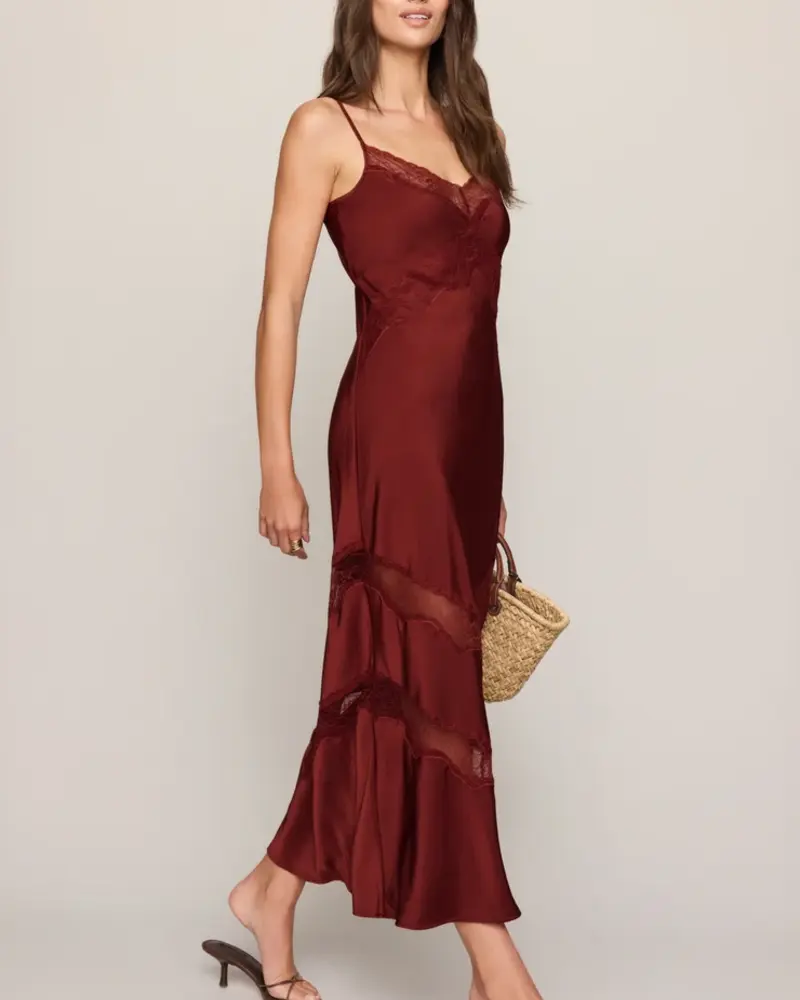 Z Supply Bruna Lace Inset Midi Dress