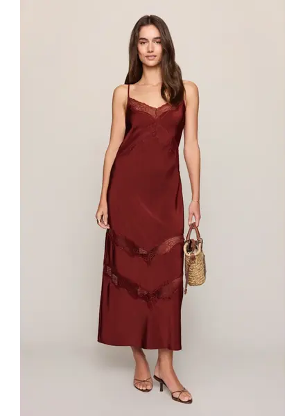 Z Supply Bruna Lace Inset Midi Dress