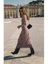 Z Supply Sevilla Zebra Mesh Midi Dress