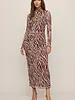 Z Supply Sevilla Zebra Mesh Midi Dress