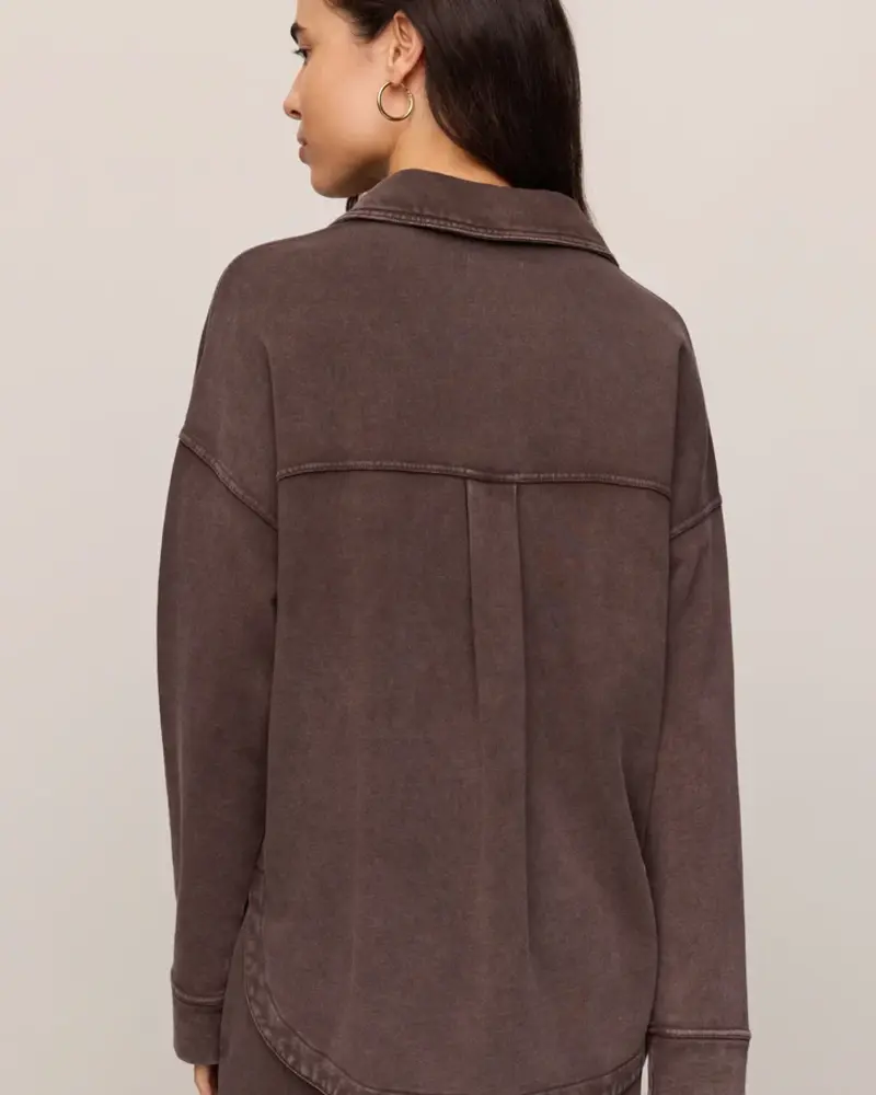Z Supply All Day Knit Jacket | Chocolate