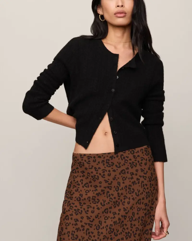 Z Supply Europa Leopard Maxi Skirt