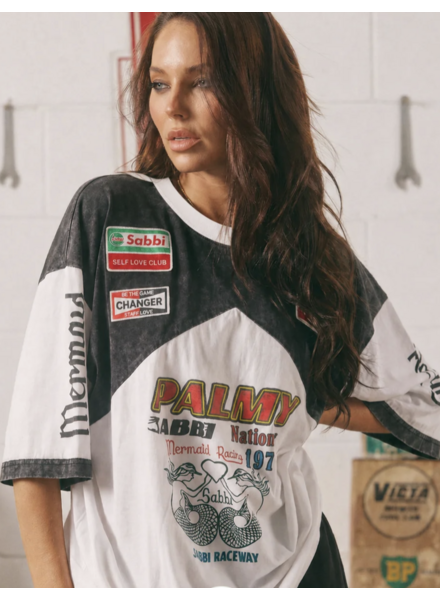 Sabbi Mermaid Racing Tee | Black