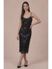 Briar Leather Lace Dress