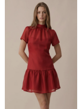 Nala Midi Dress | Red