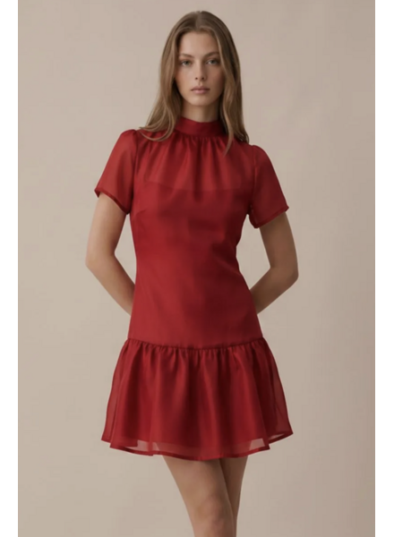 Nala Midi Dress | Red