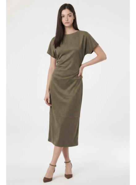 Camila Faux Suede Dress