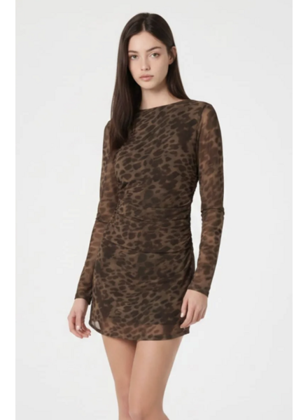 Harper Leopard Mini Dress