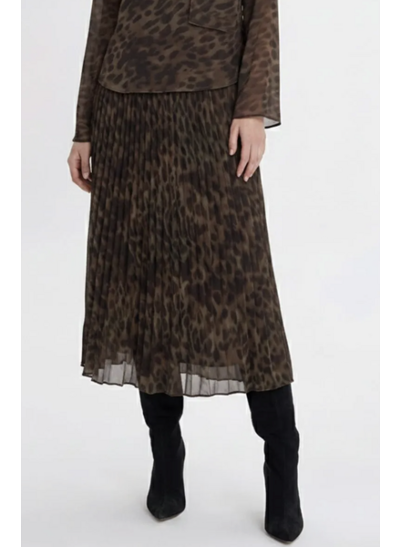 Addison Leopard Skirt