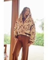 Toni Horse Print Quilted Jacket