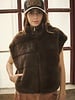 Fonda Faux Fur Reversible Quilted Vest