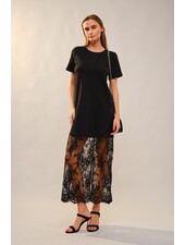 Larae Oversized Lace Midi Dress