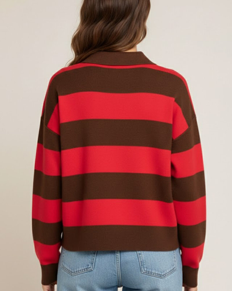 Dillian Stripe Polo