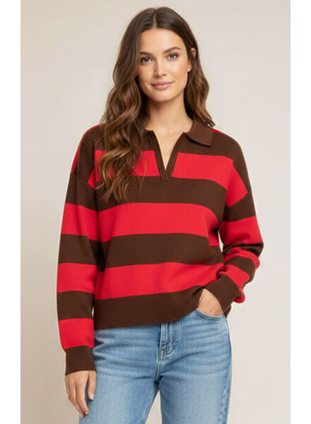 Dillian Stripe Polo