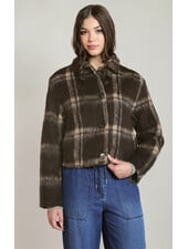 Kendra Brown Checkered Jacket