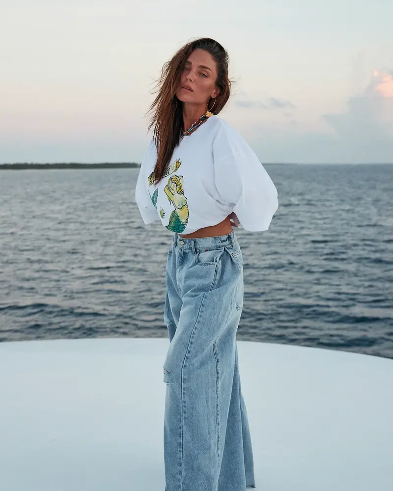 Sabbi The Wide Leg Denim Jean