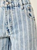 Striped Denim Washed Jean