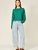 Striped Denim Washed Jean