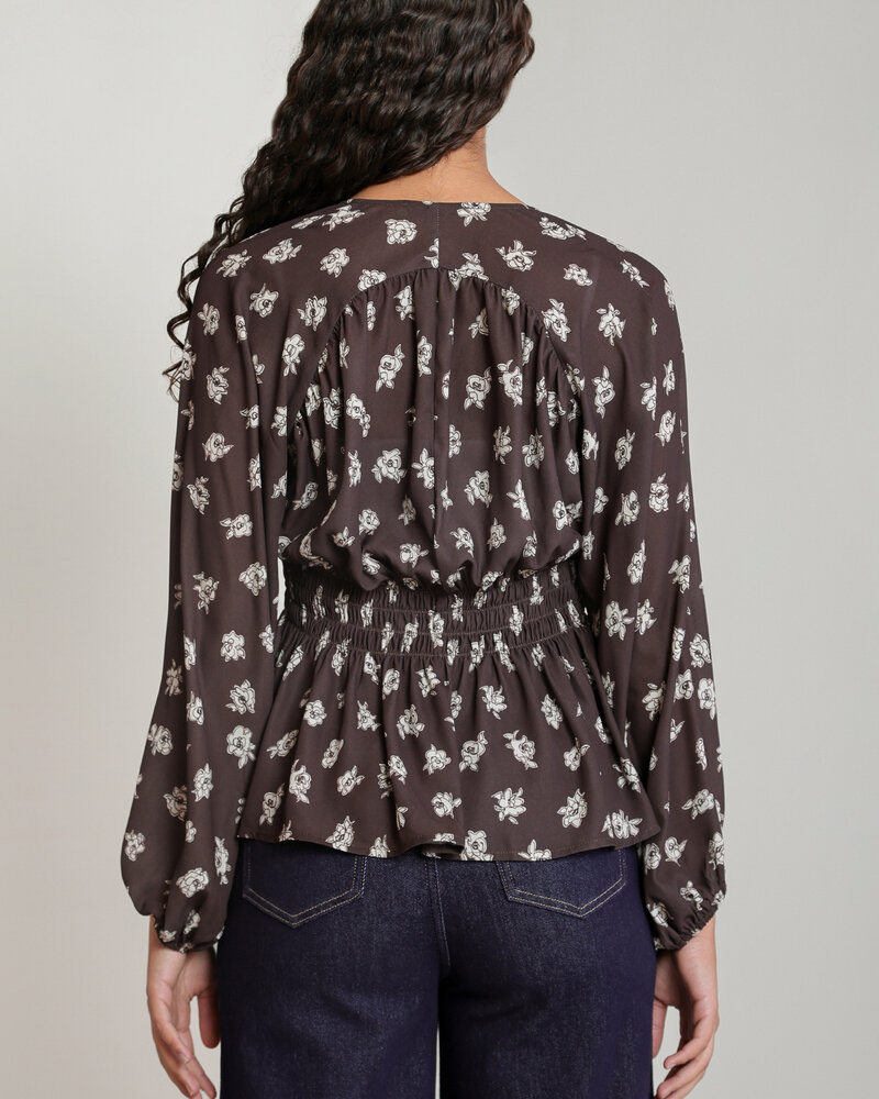 Kennie Smocked Blouse