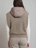 Maeve Boucle Vest | Grey