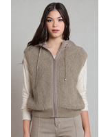Maeve Boucle Vest | Grey