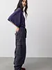 Free People Reef Curved Twill Cargo Pants | Black