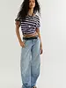Free People Fable Low-Rise Twisted Bowed Jeans | Art