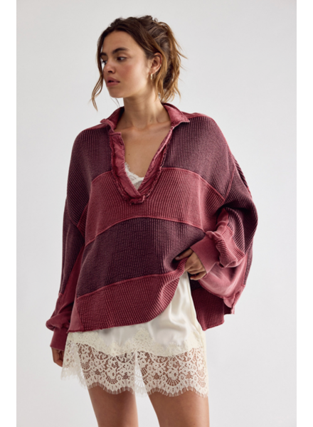 Free People Rainn Thermal | Pink Combo