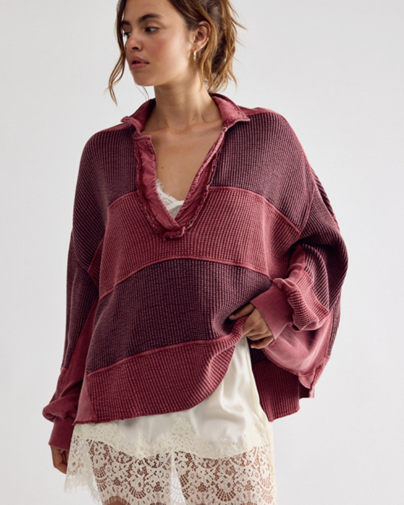 Free People Rainn Thermal | Pink Combo
