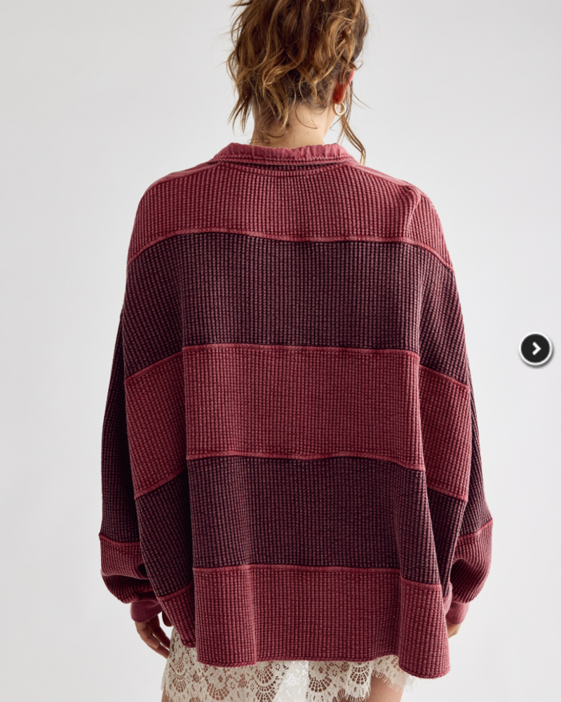 Free People Rainn Thermal | Pink Combo