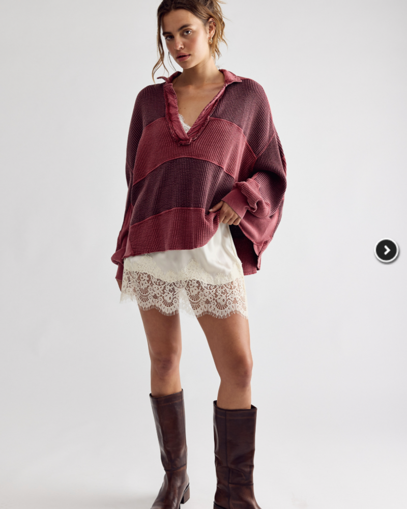 Free People Rainn Thermal | Pink Combo